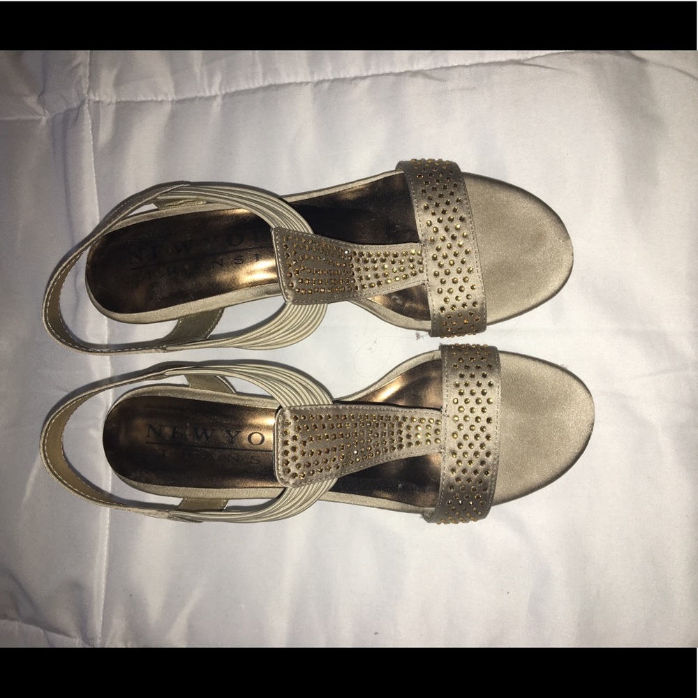 Gold sandals